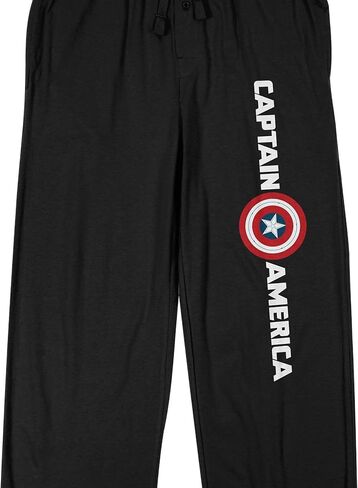 Captain America: Brave New World Men's Black Sleep Pajama Pants in Saudi Arabia