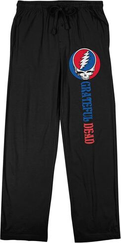 Bioworld Grateful Dead Logo Adult Black Sleep Pajama Pants in Saudi Arabia