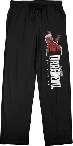 Daredevil Born Again Cityscape Silhouette Adult Black Sleep Pajama Pants in Saudi Arabia
