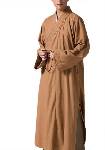Buddhist Monk Robe Vintage Religion Gown Cotton Linen in Kuwait