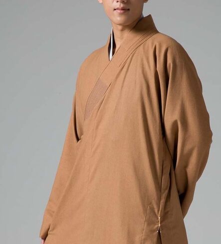 Buddhist Monk Robe Vintage Religion Gown Cotton Linen in Kuwait