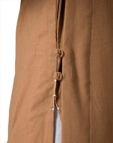 Buddhist Monk Robe Vintage Religion Gown Cotton Linen in Kuwait