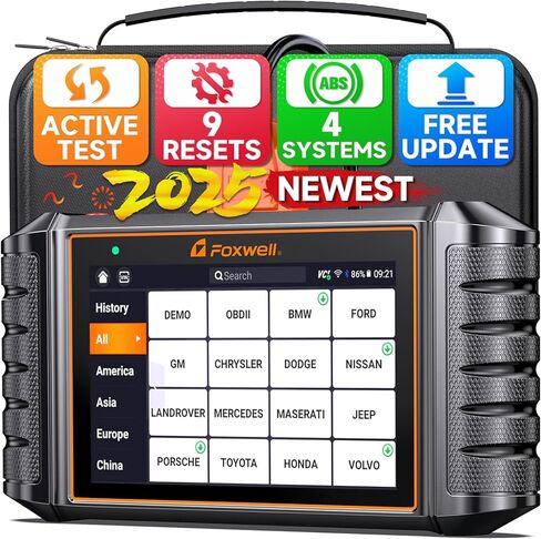 FOXWELL OBD2 Scanner NT716 Bidirectional Scan Tool, 9 Resets, ABS SRS Transmission Engine Code Reader, Code Scanner with ABS Bleeding/SAS/Oil Light/EPB/BMS/DPF/Throttle Relearm/Injector Coding/TPMS in Saudi Arabia