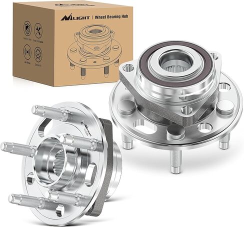 Nilight Front Wheel Bearing Hubs for Dodge Ram 1500 2012 2013 2014 2015 2016 2017 2018 Classic 2019, Wheel Bearing and Hubs Assembly Set Replacement with 5-Lug and ABS, OEM 515151 in Saudi Arabia