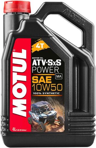 Motul ATV-SXS Power 4T 100 ٪ الاصطناعية 10W50 4 لتر in Saudi Arabia