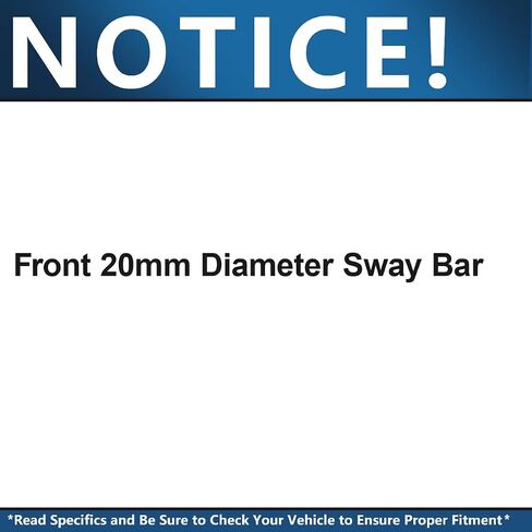 Detroit Axle - روابط شريط التأرجح الأمامي لـ Pontiac Grand Prix Buick Lacrosse Chevy Uplander 2 Sway Bar Links Replace: 0.79 inch sway bars in Saudi Arabia