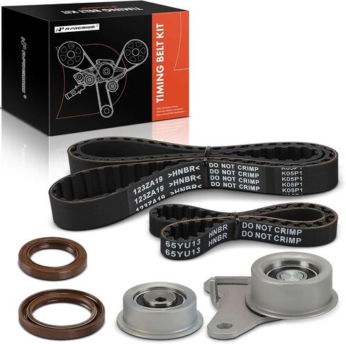 مجموعة حزام توقيت محرك A -premium متوافقة مع سيارات Dodge & Mitsubishi - RAM 50 1993 ، Mighty Max 1993-1996 - 2.4L in Saudi Arabia