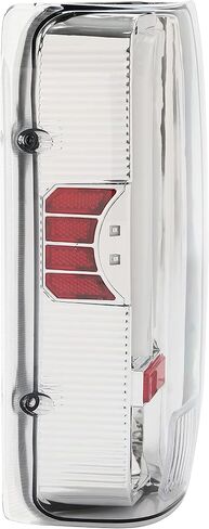 مصابيح فرامل الضوء Hecasa Tail متوافقة مع 1990-1997 Ford F150/F250/F350/Bronco/F Super Duty Styleside 3D LED BAR LH & RH - RED LENS in Saudi Arabia