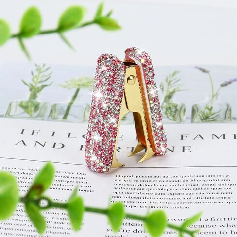 مزيل Staples Multibey Marble Staples ، Rhinestone Handmade Crystal Dexival Tool Tool Staple Puller Metal Jaws Stationery ، Apazzing Bling Office Desk Taxt for Office School and Home in Kuwait