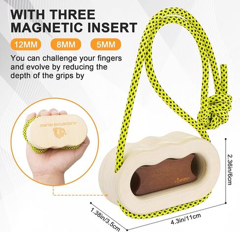 Rock Climbing Hangboard,Fingerboard to Practice Finger Strength,Climbers Home Fitness Pull-up Board,Hangboard Holds in Wood for Rock Climbing in Kuwait
