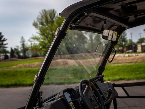 SuperAtv مقاومة للخدمة الخدش المقاومة للخدمة الزجاجية الكاملة لعام 2018+ John Deere Gator XUV 835E / 835M / 865E / 865M | يتضمن ختم لمبة مثبتة مسبقًا in Saudi Arabia