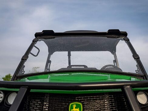 SuperAtv مقاومة للخدمة الخدش المقاومة للخدمة الزجاجية الكاملة لعام 2018+ John Deere Gator XUV 835E / 835M / 865E / 865M | يتضمن ختم لمبة مثبتة مسبقًا in Saudi Arabia
