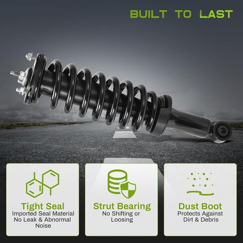 AUTOSAVER88 Front Rear Complete Struts Compatible with Chrysler Town & Country 2011-2016, Dodge Grand Caravan 2011-2019, Volkswagen Routan 3.6L 2011-2014,Quick Shock Absorbers Coil Spring Assembly Kit in Saudi Arabia