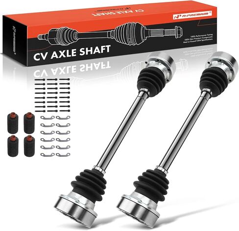 A-Premium Pair (2) مجموعة عمود محور CV الخلفي متوافق مع Porsche 924 1987-1988 ، 944 1985-1991 & Volkswagen Vanagon 1983-1991 ، سائق وراكب ، استبدل# 9443320301 ، 9513303802 in Saudi Arabia