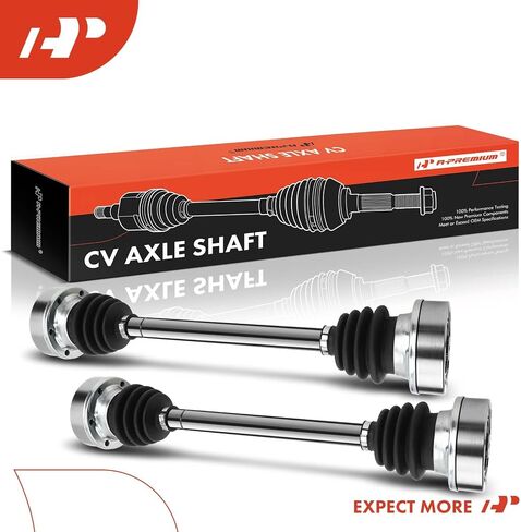 A-Premium Pair (2) مجموعة عمود محور CV الخلفي متوافق مع Porsche 924 1987-1988 ، 944 1985-1991 & Volkswagen Vanagon 1983-1991 ، سائق وراكب ، استبدل# 9443320301 ، 9513303802 in Saudi Arabia