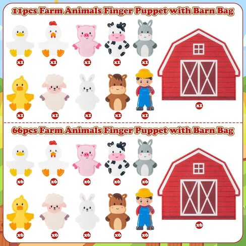 Cocnny Insect Finger Puppets Craft - 21pcs Diy Bugs شعرت بدمى أصحاب مجموعة من الأطفال الصغار للأطفال الذين تتراوح أعمارهم in Kuwait