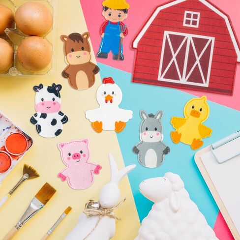 Cocnny Insect Finger Puppets Craft - 21pcs Diy Bugs شعرت بدمى أصحاب مجموعة من الأطفال الصغار للأطفال الذين تتراوح أعمارهم in Kuwait