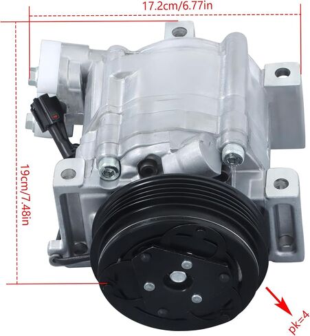AC Compressor Replacement for Forester 2007-2013 Impreza 2008-2011 WRX/WRX STI 2013-2019 73111FG002 in Saudi Arabia