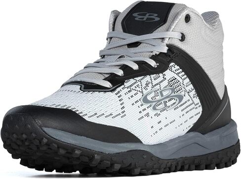 Boombah Viper Pureknit Women's Turf Mid Shoes - Smoke - Multiple Color Options - Multiple Sizes in Kuwait