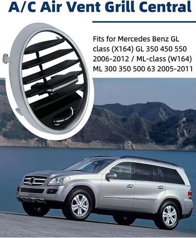 A/C Air Vent Grill Central Fit for Mercedes Benz GL X164 GL 350 450 550 W164 ML 300 350 500 63 2005-2012 ، REPLIC A1648302154 1648302154 in Saudi Arabia