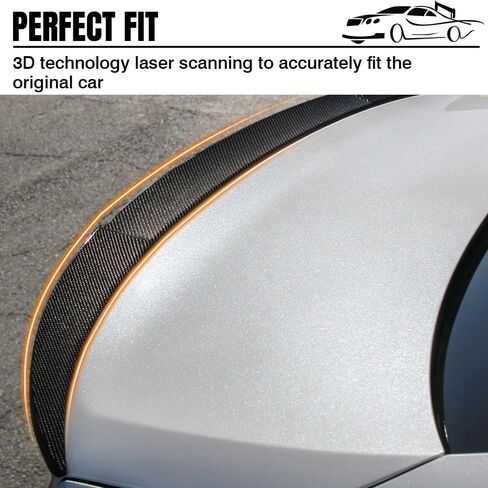 Spoiler Trunk متوافق مع 2012-2015 هوندا سيفيك سيدان 4 أبواب ، موغن على طراز Mugen ABS Tail Tail Spoiler Wing ، أسود غير مصقول in Saudi Arabia
