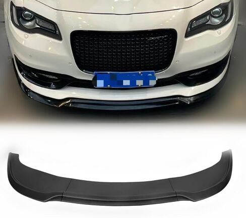 Front Bumper Lip Matte Black 3Pcs Compatible with Chrysler 300 C S Touring Sport SRT Style Front Bumper Lip Splitter in Kuwait