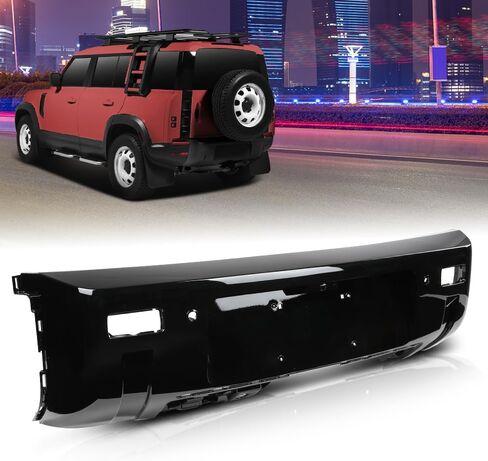 غلاف لوحة واقي المصد الخلفي G-Plus ، متوافق مع Land Rover Defender 90 110 130 2020-2024 LR137786 ، Black Glossy in Saudi Arabia