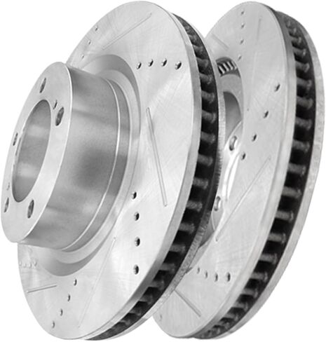 PM Auto Front Front Pridged Sloted Disced Brake Prake Praking for 2007-2021 Toyota Tundra ، دوارات الفرامل البديلة للسيارات in Saudi Arabia
