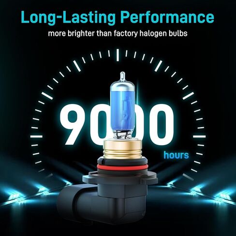 Fits for 2006-2015 Honda Civic Halogen Headlight Bulbs Combo, Ultra Bright 5000K White High Low Beam Headlight Bulbs, Plug and Play, 4 Pack in Saudi Arabia