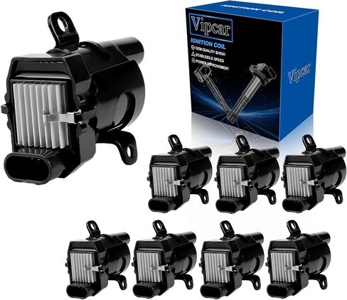 8Pcs Ignition Plug Coil Pack Compatible with Chevy/GMC 1999-2007 Silverado/Sierra Pickups, 2000-06 Tahoe/Yukon Suburban SSR Avalanche Escalade Hummer Ascender Rainier Express/Savan, #UF262 in Saudi Arabia