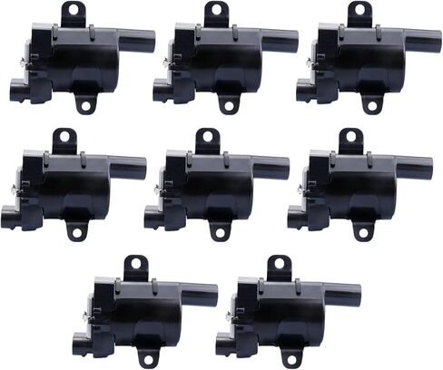 8Pcs Ignition Plug Coil Pack Compatible with Chevy/GMC 1999-2007 Silverado/Sierra Pickups, 2000-06 Tahoe/Yukon Suburban SSR Avalanche Escalade Hummer Ascender Rainier Express/Savan, #UF262 in Saudi Arabia