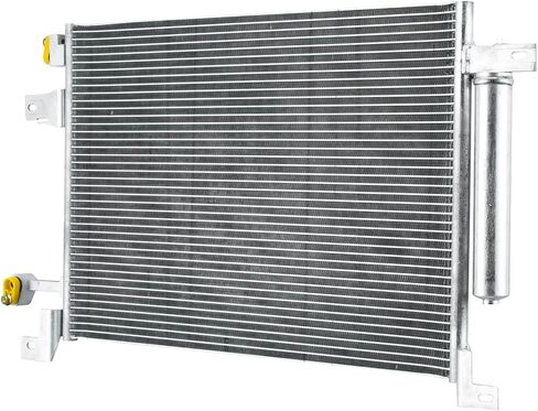 #73791Air Conditioning A/C Condenser Condensador for 2010-2014 Ford Mustang 5.8L 3.7L 5.0L 5.4L 4.6L 4.0L Aluminum AC Condenser w/Receiver Drier 2011 2012 2013 in Kuwait