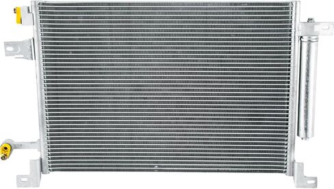 #73791Air Conditioning A/C Condenser Condensador for 2010-2014 Ford Mustang 5.8L 3.7L 5.0L 5.4L 4.6L 4.0L Aluminum AC Condenser w/Receiver Drier 2011 2012 2013 in Kuwait