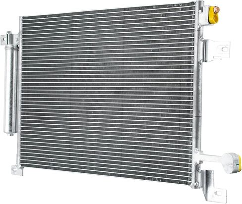 #73791Air Conditioning A/C Condenser Condensador for 2010-2014 Ford Mustang 5.8L 3.7L 5.0L 5.4L 4.6L 4.0L Aluminum AC Condenser w/Receiver Drier 2011 2012 2013 in Kuwait