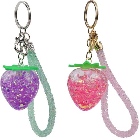 VI-FA 2PCS مفاتيح المفاتيح السائل إكسسوارات حقيبة الكتب للنساء والبنات in Kuwait