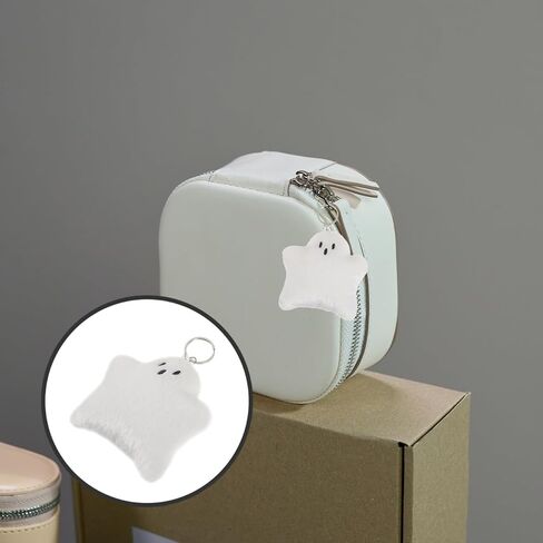 Coheali 2PCS Ghost Keychain Backpack Prose Charm ، Ghost Key Chain محشوة ، حلقة مفتاح قلادة شبح للأصدقاء ، العائلة in Saudi Arabia
