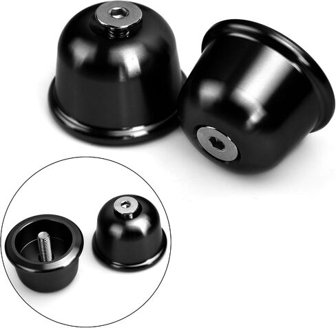 CNC Titanium Bar End Caps تناسب Trium-Ph Bonneville Street Twin T100 T120 2016-2020 in Kuwait