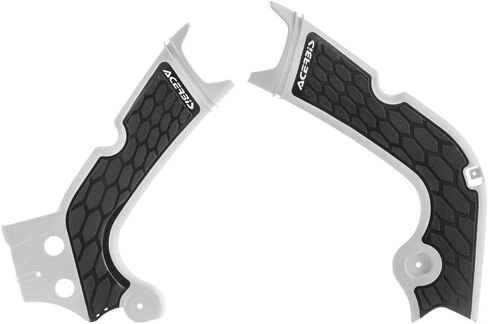 Acerbis X-Grip Frame Guards White/Black for Honda CRF450R 2017-2018 in Saudi Arabia