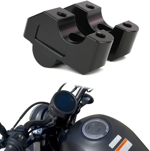 RISERS HOSTOMER للدراجات النارية المتوافقة مع CMX300/500/1100 REBEL/CMX500 300 REBEL/ABS & CMX1100 REBEL 1100/DCT 2021-2024 CNC Handle Bar Risers مقود الجذعية in Saudi Arabia