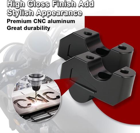 RISERS HOSTOMER للدراجات النارية المتوافقة مع CMX300/500/1100 REBEL/CMX500 300 REBEL/ABS & CMX1100 REBEL 1100/DCT 2021-2024 CNC Handle Bar Risers مقود الجذعية in Saudi Arabia