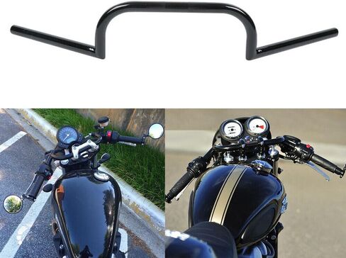 7/8؟ Cafe Racer Ace Clubman Style Handlebar Fit for Harley Cafe Racer Bobber Chopper KZ650 550 CB500 CB650 CB750 in Kuwait