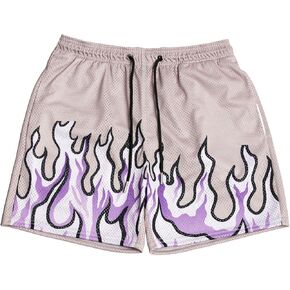 Mens Basketball Athletic Shorts Casual Streetwear Graphic Short Pants in Saudi Arabia
