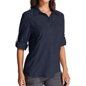 نساء UPF 50+ UV SUN SAFARI القمصان في الهواء الطوي in Kuwait