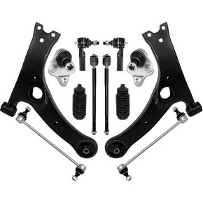 ذراع التحكم السفلى من 12 في المائة مع مفصل الكرة الداخلي وقضبان التعادل الخارجية تربط قضبان بديل التعليق Bellows لعام 2009-2013 Toyota Corolla in Kuwait