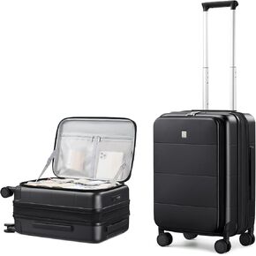 Hanke 24 Inch Expandable Checked Luggage Hard Shell Suitcases with Wheels Top Opening TSA Luggage Rolling Large Suitcases for Travel Luggage in Saudi Arabia