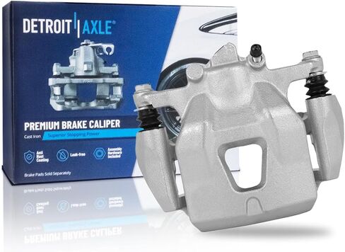 Detroit Axle-فرامل الفرامل اليسرى الأمامية لـ 97-01 Toyota Camry Lexus ES300 ، 99-03 Solara 98-04 Avalon Disc-Brake Caliper W/Bracket 1998 1999 2000 2001 Presection Driver Side Assembly Assembly in Saudi Arabia