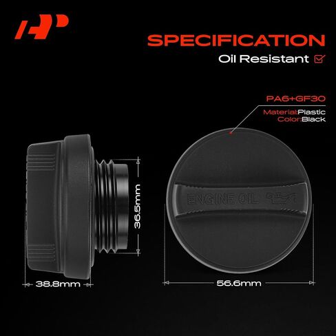 A-Premium Engine Oil Filler Cap Oil Cap Compatible with Toyota Camry 2007-2024, Corolla 2009-2024, Tacoma 2007-2023, Prius & Scion tC, xB, iM, iQ, xD & Lexus GX460, ES350, CT200h in Saudi Arabia