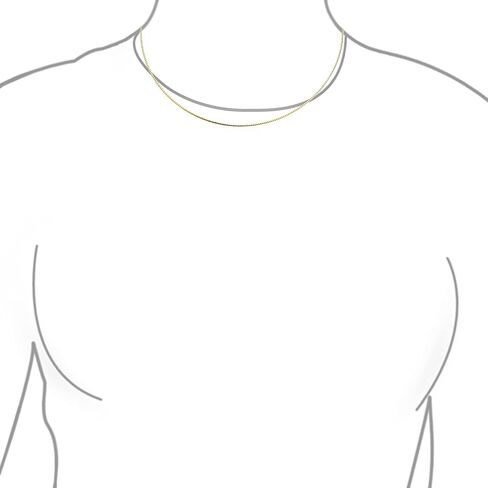 Bling Jewelry Basic Simple Thin 1 MM Slider Omega Cubetto Chain Snake Choker Flex Collar Necklace For Women 14K Gold Plated .925 Silver Sterling Add Pendant 16 Inch 18 Inch in Saudi Arabia