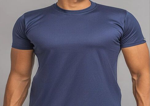 Cottonil Egyptian Cotton Men's T-Shirts MERCERISÉ –Short Sleeve Crew Neck Tees- Regular Fit O-Neck T-Shirts in Saudi Arabia