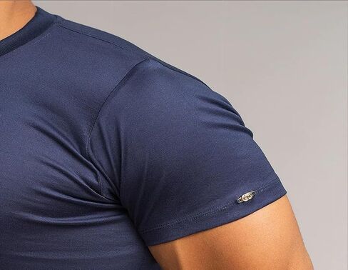 Cottonil Egyptian Cotton Men's T-Shirts MERCERISÉ –Short Sleeve Crew Neck Tees- Regular Fit O-Neck T-Shirts in Saudi Arabia